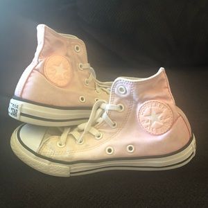 Girls size 1 Converse